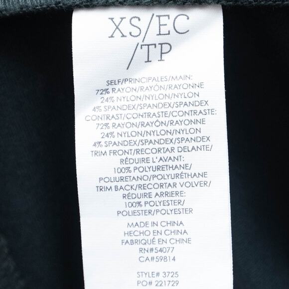 CAbi Forest Green Asymmetrical Renaissance Jacket Coat Size XS - Picture 7 of 11